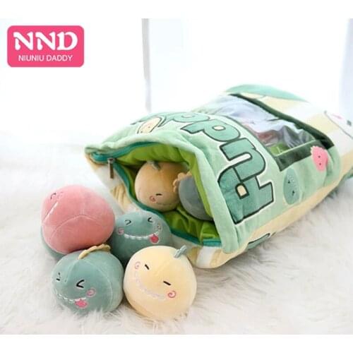 Dinosaur Food Plush Pillow 45*40cm plush Toys 8pcs Stuffed animal Kawaii balls