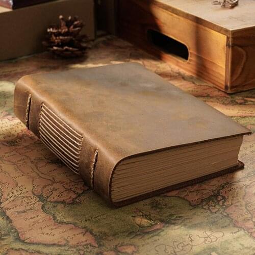 European Retro Kraft paper Blank Notebook Creative thickening Notepad magic Diary Handmade sketchbook Stationery Journal Gift