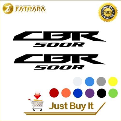 Motorcycle bike Fuel tank Wheels Fairing notebook Luggage helmet MOTO Sticker decals For Honda CBR 500R CBR500R