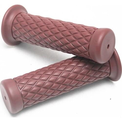 Motorcycle Retro Rubber Classic Motorbike Non-slip Handle Bar Universal Vintage Moto Handlebar For Cafe Racer Motorcycle Grip