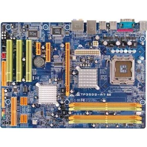 For BIOSTAR TP35D2-A7 SE Original Used Desktop Motherboard P35 LGA 775 DDR2 SATA2 USB2.0 ATX