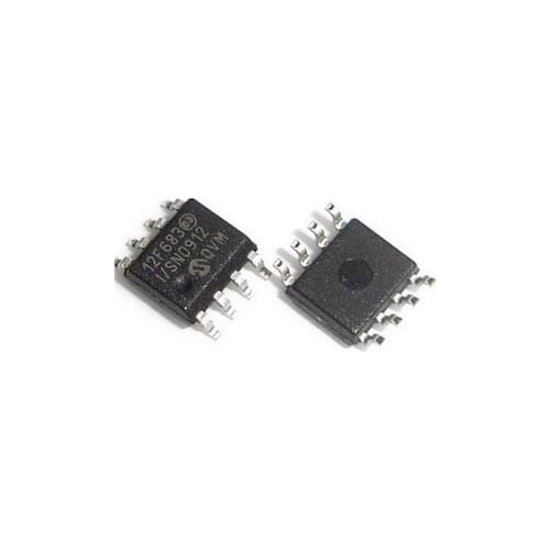 PIC12F683-I/SN SOP8 12F683-I SN PIC12F683 MCU 8-bit PIC12 PIC RISC 3.5KB Flash 5V Automotive 8-Pin