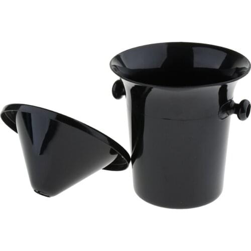 Wine Tasting Spittoon Plastic Bucket Round Ice Bucket Handle Party Decor 3