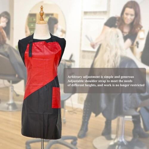 Professional Salon Gown Adjustable Polyester Taffeta Hair Dresser Hair Cutting Styling Apron for Men Hairdresser Accessories
