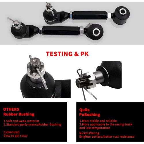 Adjustable w/Front Ball Joint &Rear Camber Arms for Acura TSX 2004-2008 Toe kits