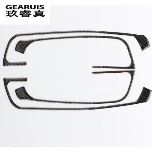 Car styling glass Lift switch panel Internal sequin chrome carbon fiber for Audi A3 2013-2017 hatchback sedan car accessories