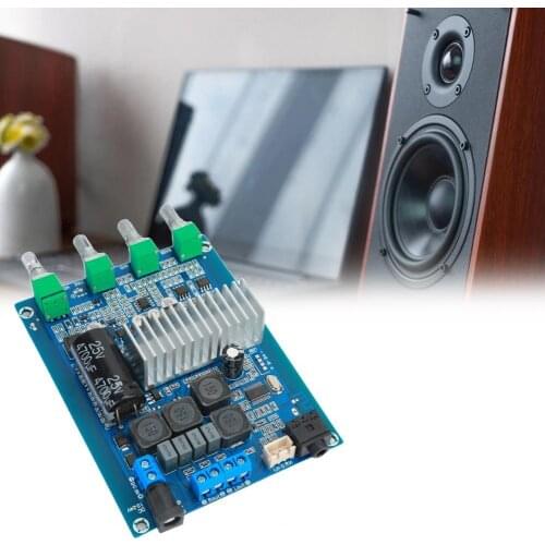 TPA3116D2 Blue Digital Audio Power Amplifier Easy to Use Amplifier Parts Dual Channel Output Amplifier Audio Board for Home
