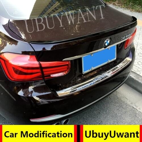 For BMW F30 3 Series 2012 2013 2014 2015 2016 2017 2018 ABS Painted Rear Spoiler Tail Trunk Boot Wing Decoration Car Styling