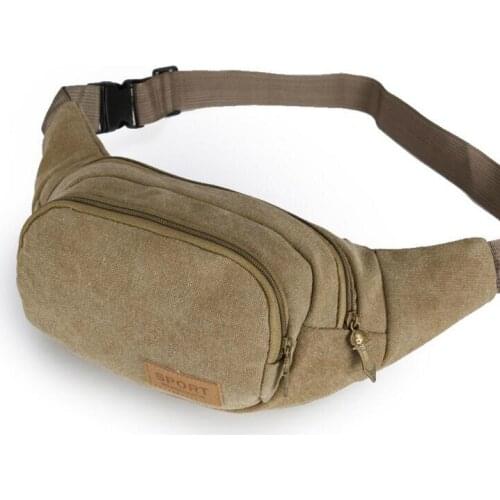 071917 newhotstacy bag man canvas chest bag men waist bag