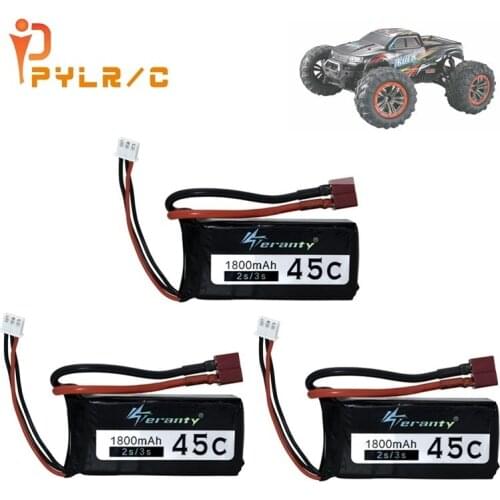 1-10Pcs Original battery For 9125 Remote Control Rc Car Spare Parts 7.4v 1800mah Lipo Battery XLH 9125 battery 1800mah 7.4V