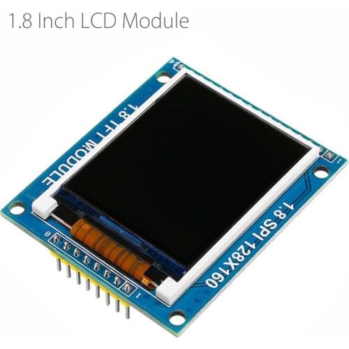 1.8 Inch 128X160 ILI9163/ST7735 TFT LCD Module With PCB Baseboard SPI Serial Port