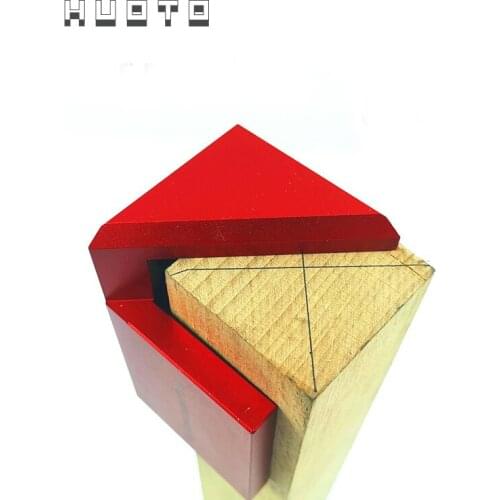 1Pcs 45 Degree Woodworking Circle Centerline Marker Wmarker Woodworking Round Line Marker Carpenter Round Center Line Scribe