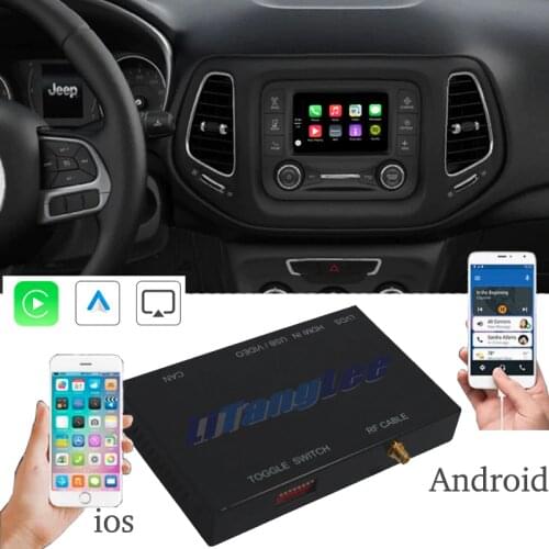 Car Camera Carplay Decoder Adapter For Jeep Compass MK49 MP 552 2007~2020 Mirror Link Display Android Auto Play 360 BirdView