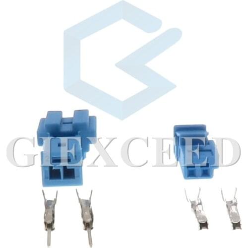 2 Sets 2 Pin B-14525-1 9-968554-1 9-968554-1A 8-1452577-1A Auto Door Light Socket Audio Tweeter Plug For BMW