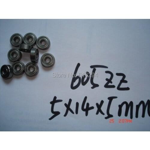 Free shipping---50pcs 605zz s605zz ball bearings 5*14*5MM S605zz stainless steel bearings