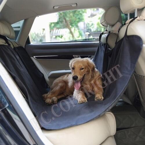 Free Shipping Black Color Cradle Dog Truck Car Rear Back Seat Cover Pet Mat Blanket Hammock Cushion Carpet Protector For Dog