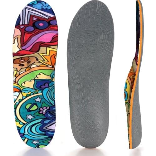 Colorful Anime Style Breathable Non-slip Arch Support Insole