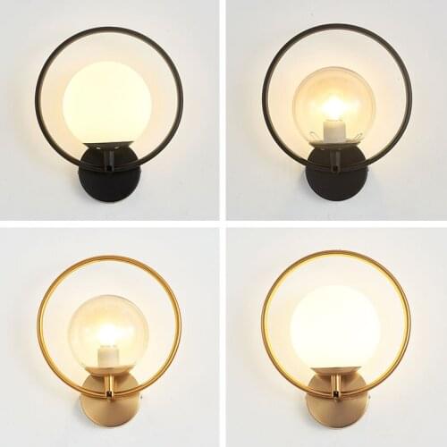 6115 Led Lights Decoration for Wall Lamp Bedroom Light Black Copper Mirror for Wall Lamps 2021 Street Lamp 220v Decor for Walls