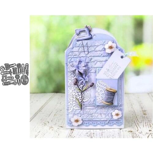 Paper Clip Metal Cutting Dies Scrapbooking Craft Mold Cut Die Stencil Handmade Paper Card Make Template Embossing 2021