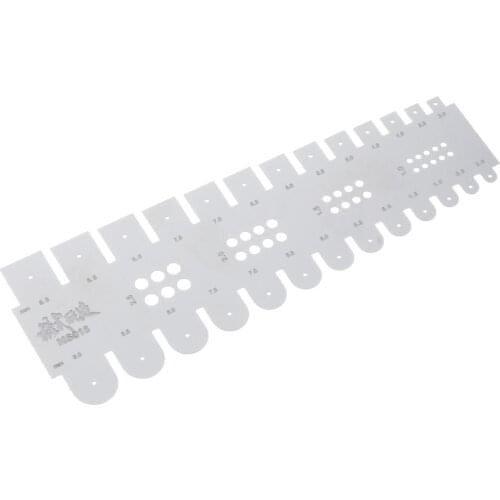 MS018 Hobby Model Metal Engraved Line Pusher Auxiliary Ruler Engraving Aids Engraved Tool