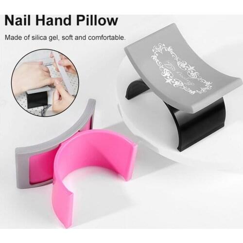Nail Arm Rest Pillow Manicure Hand Cushion Washable Nail Art Table Pillow Holder Silicone Manicure Equipment Nail Salon Tools