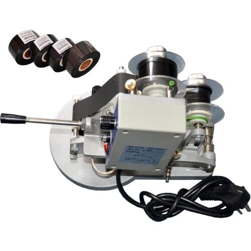 Manual type bag batch number printing machine for plastic packaging bags