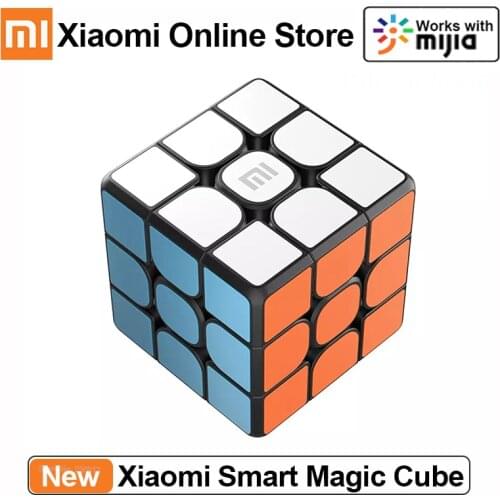 Original Xiaomi Smart Magic Cube Bluetooth 3D Dynamic Teaching Six Axis Sensor Work With Mijia APP for Science Education Toy Gif