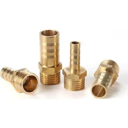 External Threadfull Copper Pagoda Head 1/8.1/4.3/8.1/2 Outer Wire Outer Tooth Pagoda Air Nozzle Pneumatic Hose Hose Connector