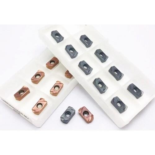 10PCS LNMU0303ZER MJ AH130 AH725 high quality carbide CNC plane milling machine EXN03R fast feed blade lathe parts tool