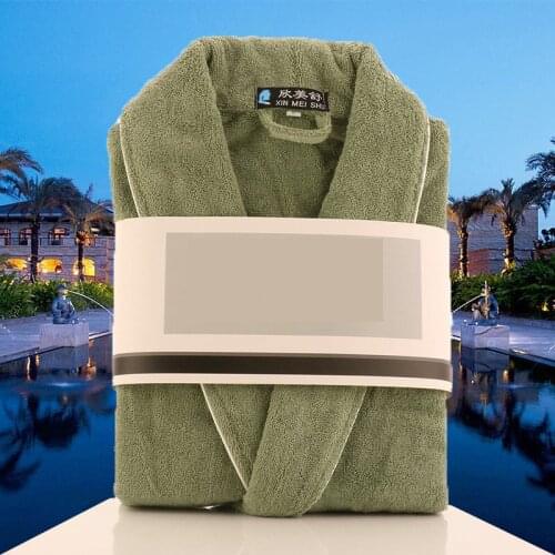 Women Bathrobe Winter 100% Cotton Towel Fleece Kimono Bath Robe Pijamas Long Soft Warm Thicken Lovers Bridesmaid Robes Winter