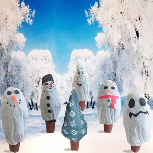 Winter Warm New Year Christmas Tree Cover Blanket Plant Covers Freeze Protection Plant Greenhouse Cover Outdoor Garden Decor