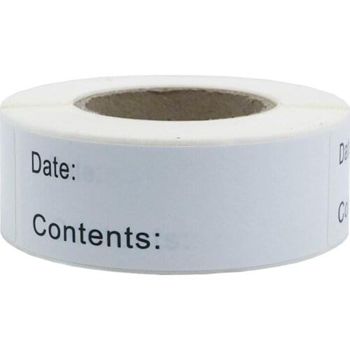 150 Pcs/roll white custom label stickers, this is a waterproof and anti-sack strong adhesive label for notes
