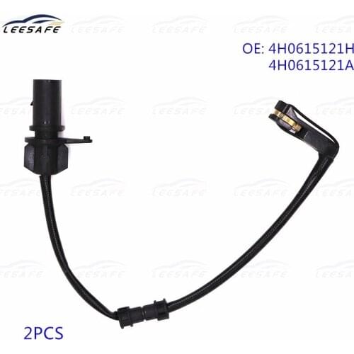 2PCS Rear Disc Brake Pad Wear Sensor 4H0615121H 4H0615121A for Audi A8 Quattro Brake Line Replacement 4H0615121A 4H0 615 121H
