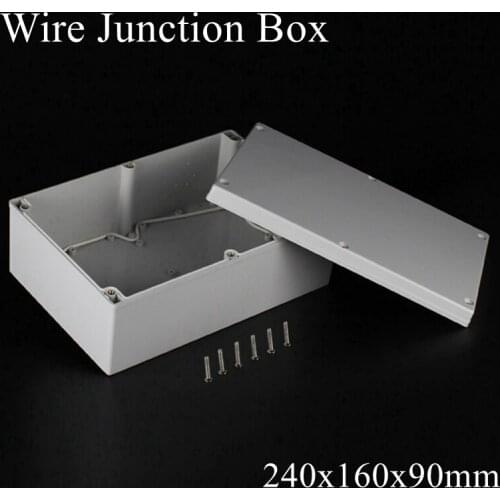 240x160x90mm ABS IP65 Waterproof Plastic Wire Junction Box Distribution Enclosure Project Case Electronic Terminal Instrument