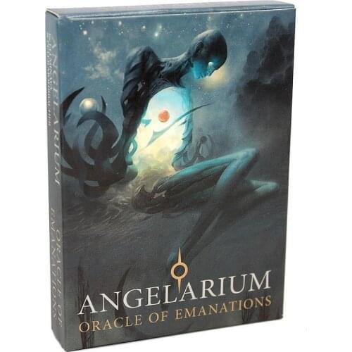 33pcs Angelarium Oracle English Version Oracle Divination Fate Game Deck Tarot Table Board Games Playing Card With PDF Guidebook
