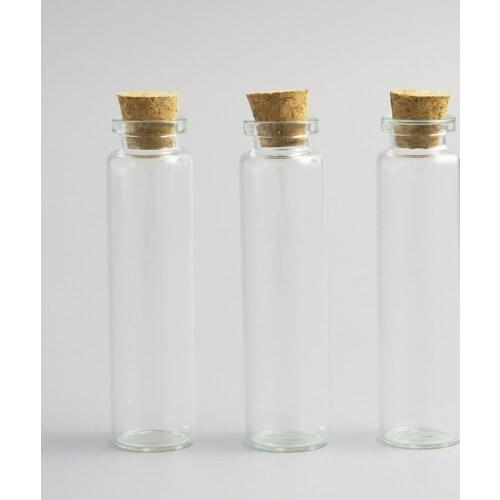 500 x Empty Small Cute Wishing Cork Stopper Glass Bottles Vials Jars Containers 20ml 20cc glass bottle with cork