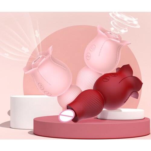 7 kind Sucking Rose Vibrator G-Spot Vagina Licking massager Silicone adult Masturbation Stimulator Sex machine toys for womanq