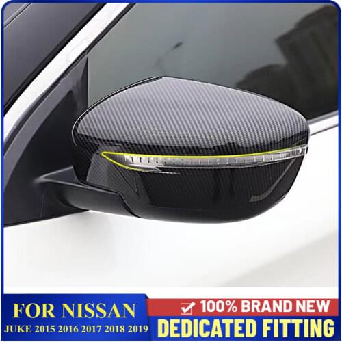 Car Styling For Nissan Juke 2015 2016 2017 2018 2019 Side Door Rearview Mirror Cover Frame Exterior Decoration