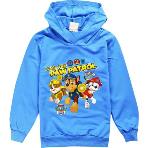 PAW PATROL Girls Kids Cartoon Colorful T-shirt Baby Children Home School Print Hoody Tops Sweatshirt Casual Clothes