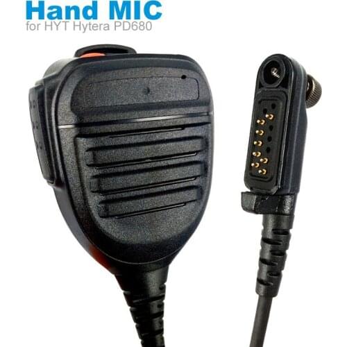 Speaker Mic Microphone for HYT Hytera PD600 PD602 PD605 PD662 PD665 PD680 PD682 PD685 X1p X1e Walkie Talkie Two Way Radio