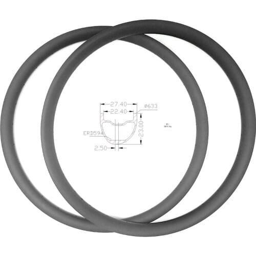 Graphene carbon 29er mtb disc rims 27.4x23mm asymmetry tubeless Mountain bike rims 345g mtb disc rim RED 594mm carbon rim