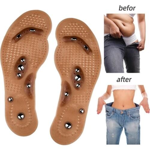 Magnetic Massager Insole For Slimming Body Health Foot Shoe Mat Physiotherapy Pad Acupuncture Massage Insole Acupressure Therapy