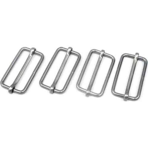 Gunmetal 1.5 Inch (38mm) Metal Strap Adjusters / Buckles / Sliders