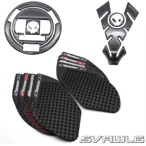 For BMW S1000RR S1000 RR HP4 S1000R Fuel Oil Tank Cap Cover Prorector Sticker Decal Carbon Fiber Tank Pad
