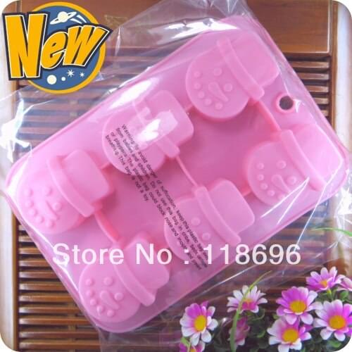 New style 8pcs/set silica gel cake tools chocolate Manufacture mold flowers heart-shaped