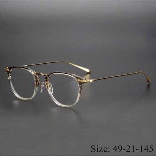 Limited edition Vintage eyeglass frame pure titanium Ultralight 5307 Master favorite retro square eyewear women men original box