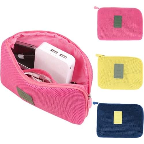 Portable Data Cable Storage Bag Earphone Wire Organizer Case for Headphone Line Headset Closet Organizer Storage Box Storage