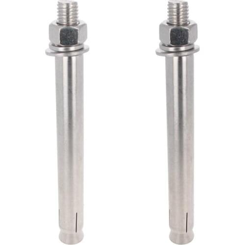 MroMax Expansion Ring for Steel Wire Stainless Steel M12*80/M12*90/M12*100/M12*150mm Total Length 120/130/140/160/190mm 1/2pcs