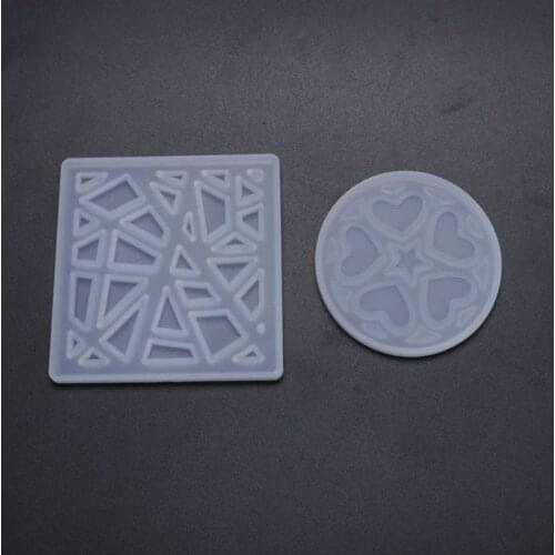 Crystal Epoxy Resin Mold Irregular Love Heart Printing Casting Mould DIY Crafts MXME