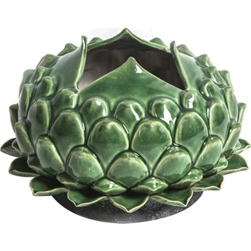 Lucky Art Green Pineapple Decor 22 cm